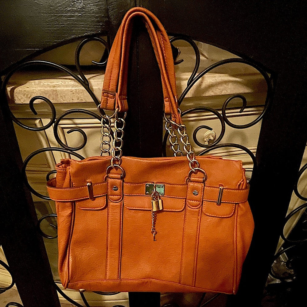 Charming Charlie Tan Purse